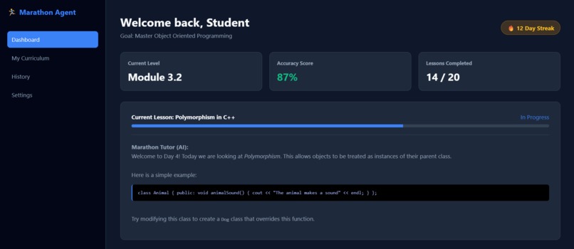 Marathon Agent: Autonomous Multi-Day Learning System – screenshot 2