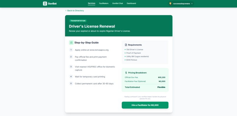 GovBot – screenshot 7