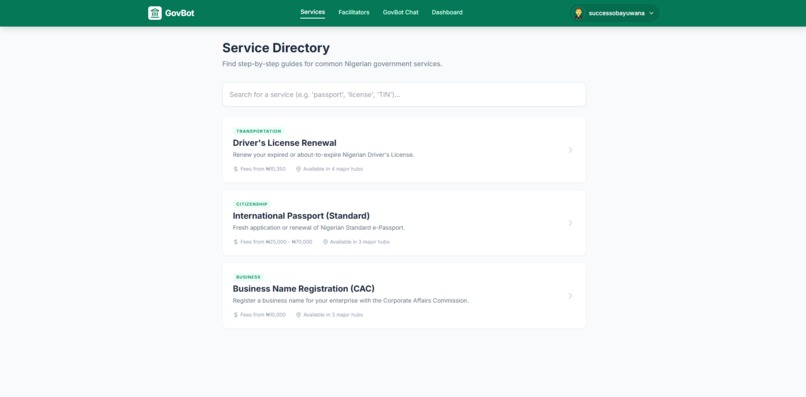 GovBot – screenshot 8