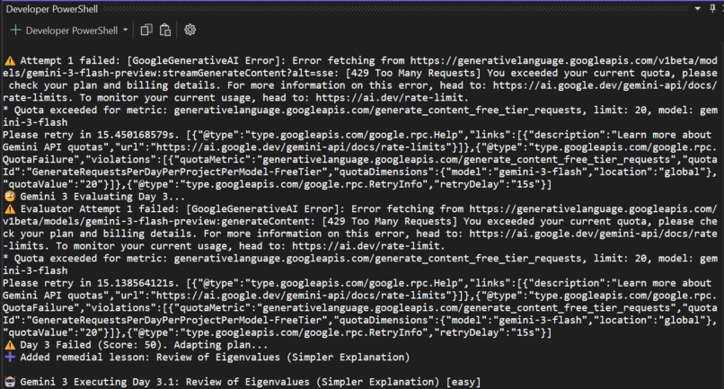 Marathon Agent: Autonomous Multi-Day Learning System – screenshot 7