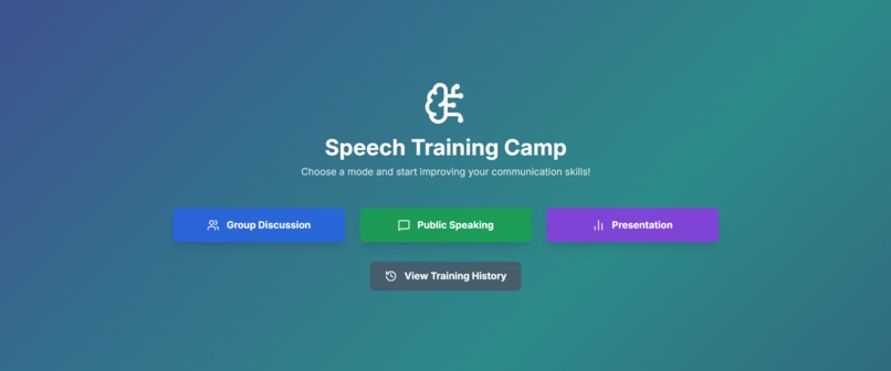 SpeaknSpark: AI Public Speaking and Communication Trainer – screenshot 1