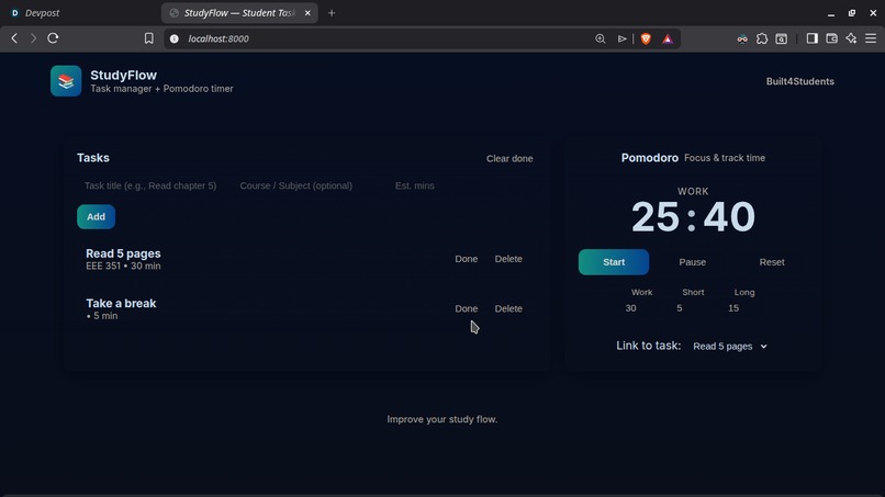 StudyFlow – screenshot 4