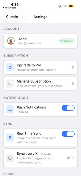 SyncMinder – screenshot 12