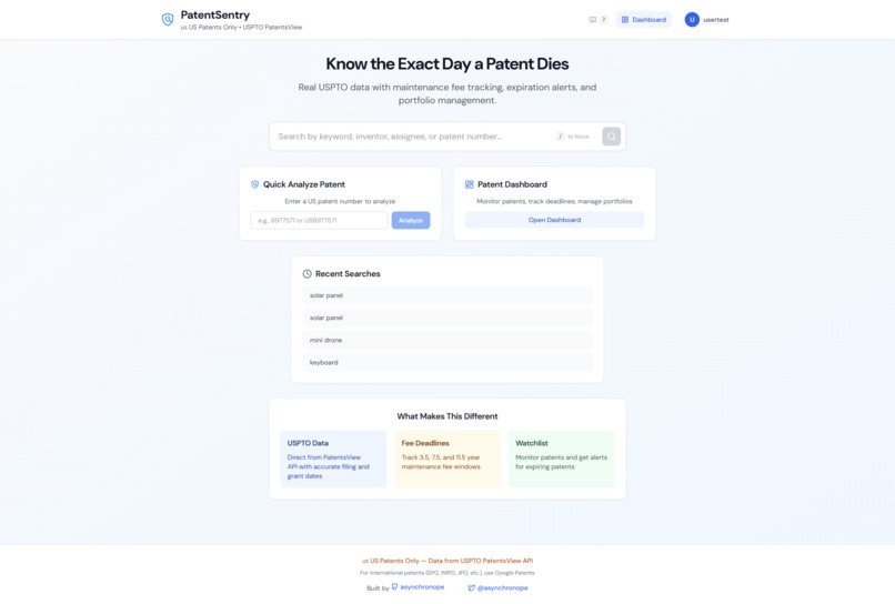 Patent Sentry – screenshot 2