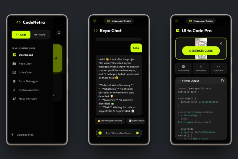 CodeNetra-AI: The Dual-Mode Super App – screenshot 8