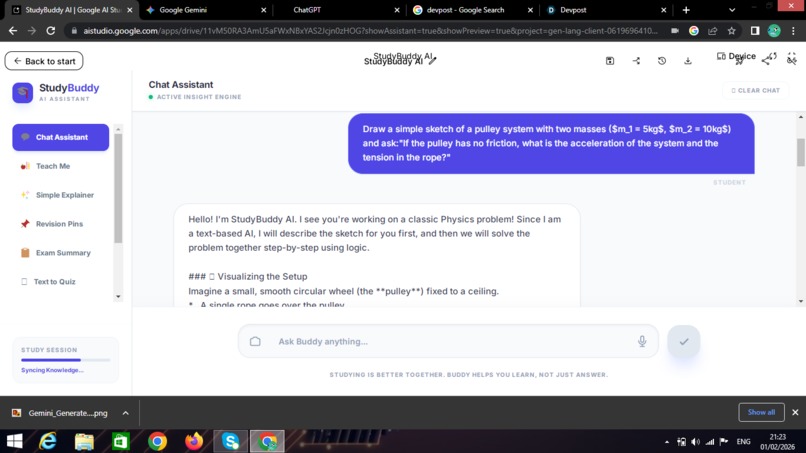 StudyBuddyAI – screenshot 2