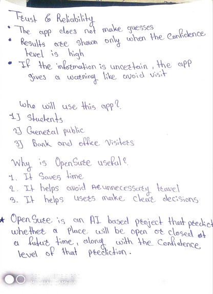 OpenSure – Trust-Based Open/Close Verification App – screenshot 3