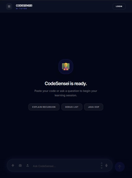 CodeSensei AI Tutor – screenshot 1