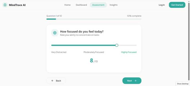 MindTrace AI: Early Cognitive Stress & Burnout Indicator – screenshot 9