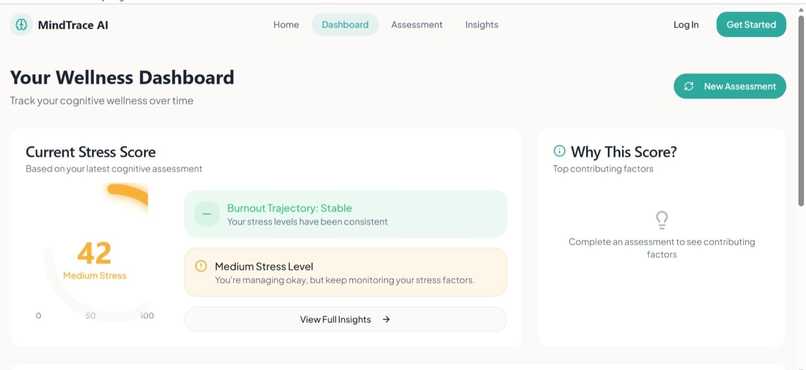MindTrace AI: Early Cognitive Stress & Burnout Indicator – screenshot 10