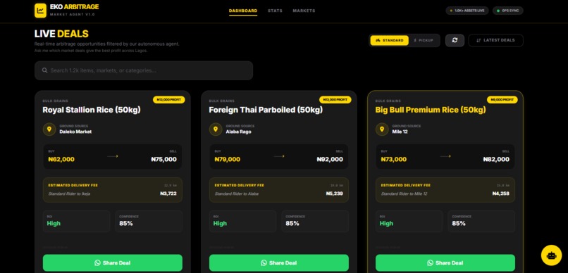 Eko Arbitrage Market Agent – screenshot 1