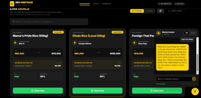 Eko Arbitrage Market Agent – screenshot 2