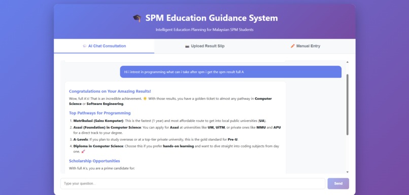 SPM Education Guidance System – screenshot 2