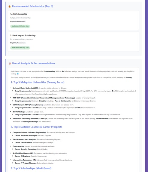 SPM Education Guidance System – screenshot 6