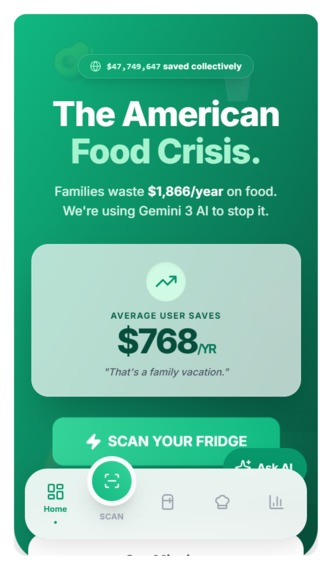 FridgeSmart: AI Fighting Food Insecurity – screenshot 2
