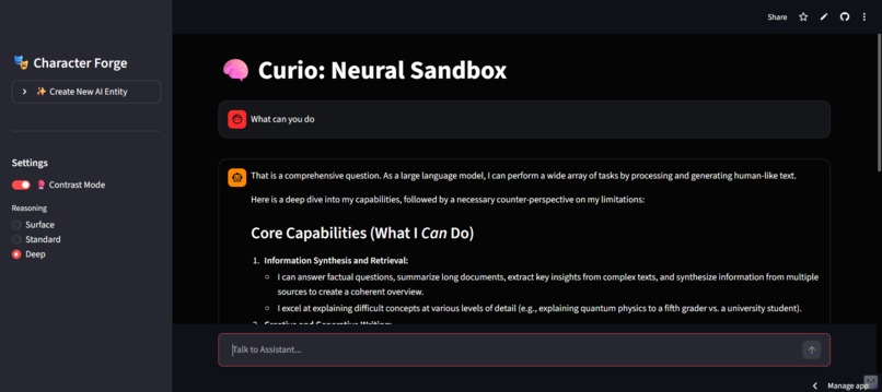 Curio: Neural Sandbox – screenshot 3
