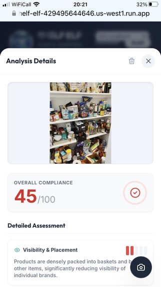 The Shelf Elf: visual merchandising intelligence – screenshot 3