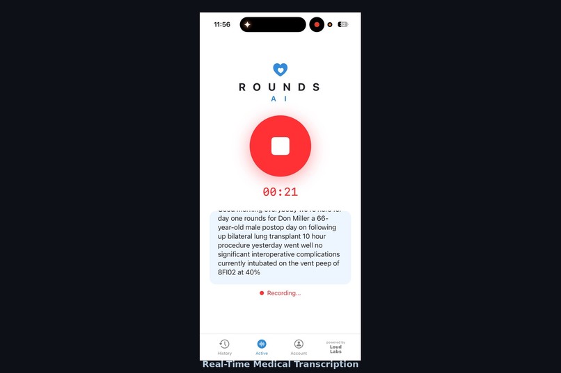 Rounds AI (Team #21: Loud Labs) – screenshot 2