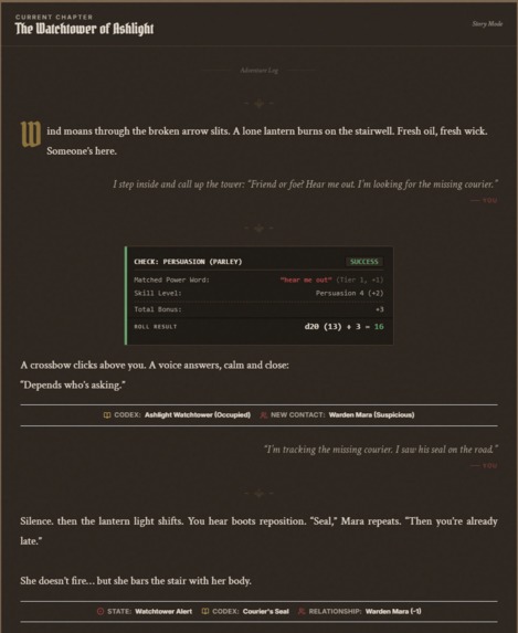 Waypoint - Agent-Orchestrated RPG Experience – screenshot 3