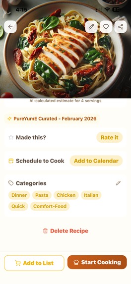 PureYumE – screenshot 4