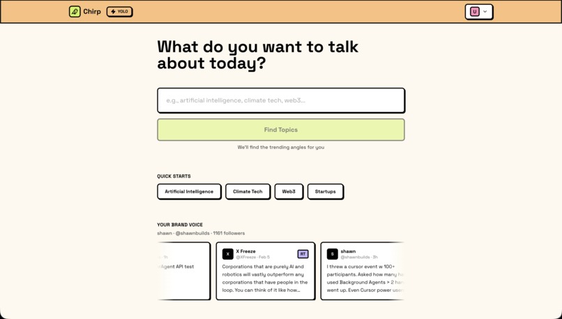 Chirp AI – screenshot 1