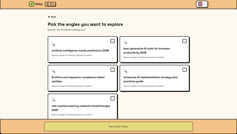 Chirp AI – screenshot 2