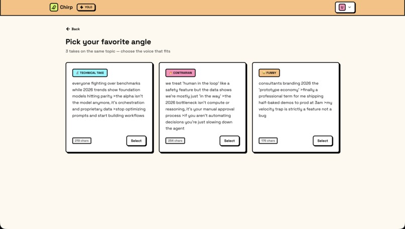 Chirp AI – screenshot 3