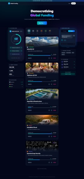 Global Funding Platform – screenshot 4