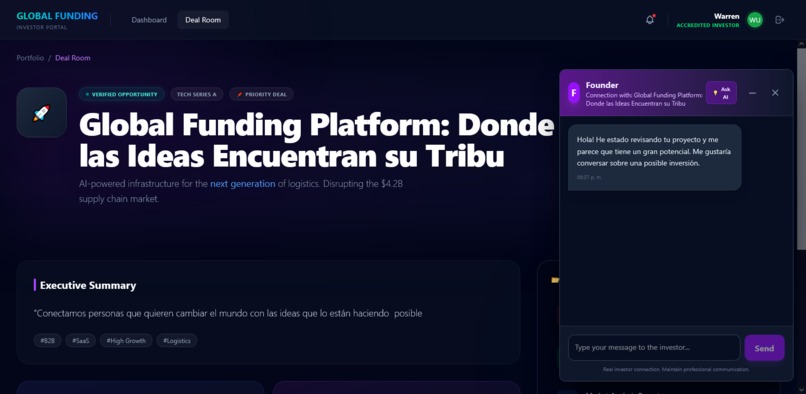 Global Funding Platform – screenshot 5