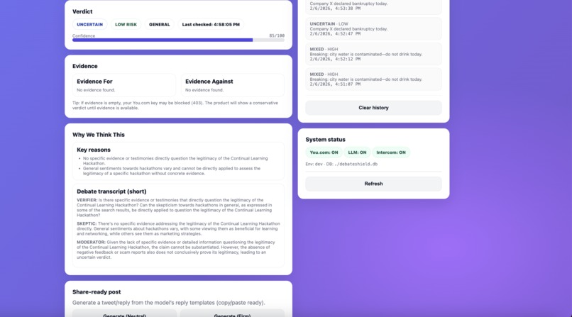 VerdictAI – screenshot 3