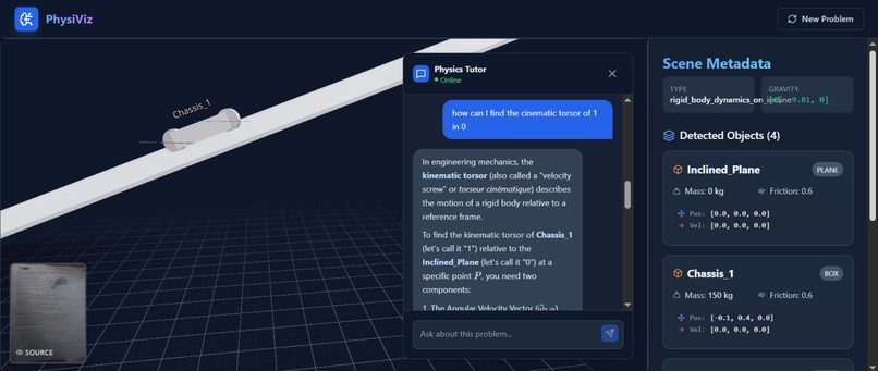 PhysiViz – screenshot 2