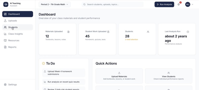 AI Teaching Assistant – screenshot 1