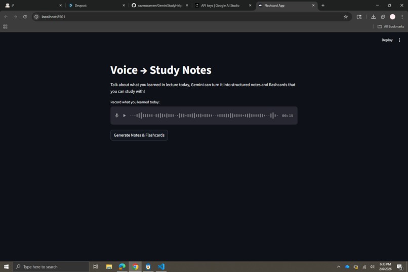 Voice to Study Notes – screenshot 1