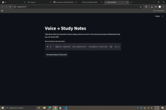 Voice to Study Notes