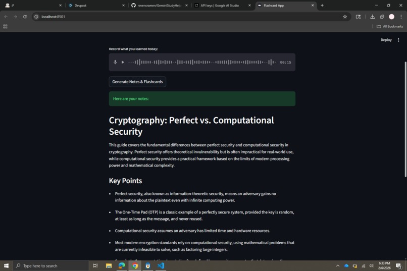 Voice to Study Notes – screenshot 4