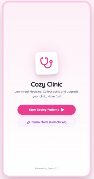 Cozy Clinic - a Fun Game to Learn Medicine from Gemini – screenshot 6