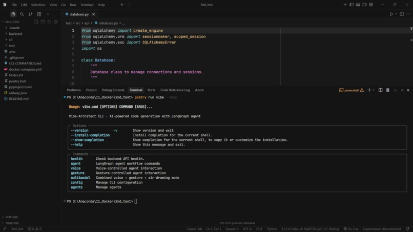 VibeArchitect CLI – screenshot 1