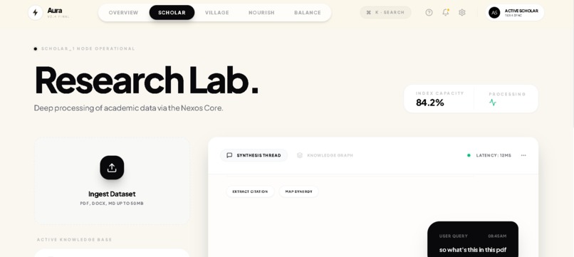 Aura: A Symbiotic Student OS – screenshot 3