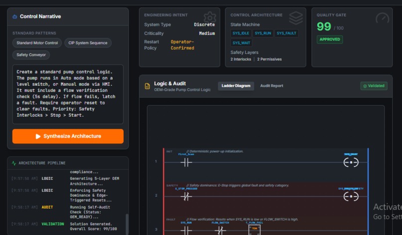 NeuroPLC: Natural Language to PLC Ladder Logic Generation – screenshot 3