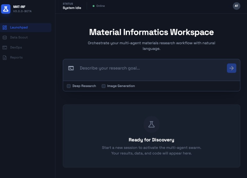 MatInformatics.AI – screenshot 1