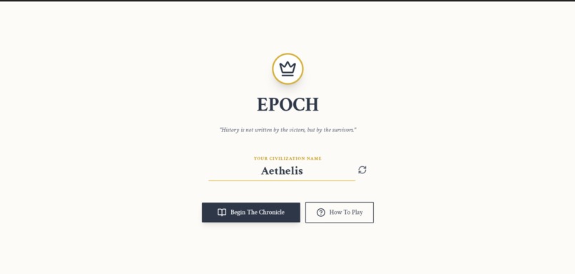 Epoch – screenshot 1