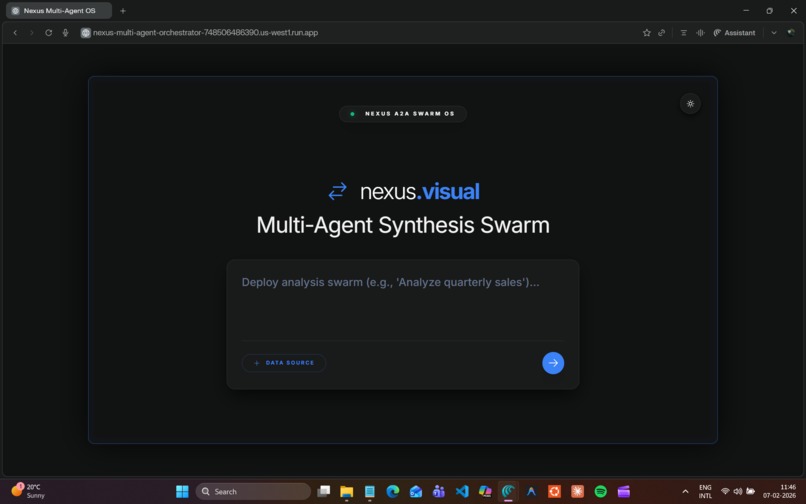 Nexus Multi-Agent Orchestrator – screenshot 1