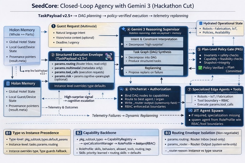 SeedCore: Closed-Loop Reasoning & Execution with Gemini 3 – screenshot 1