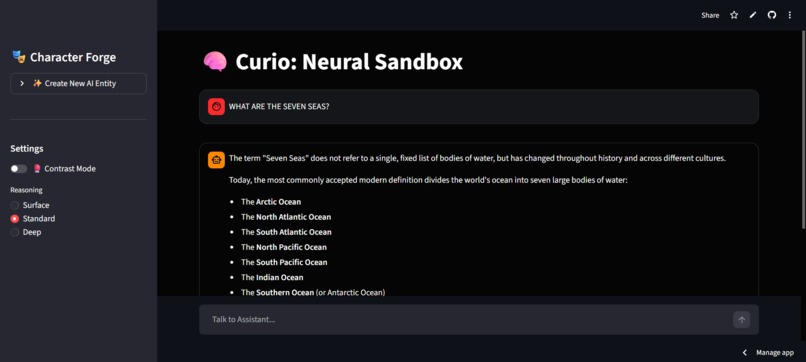 Curio: Neural Sandbox – screenshot 1