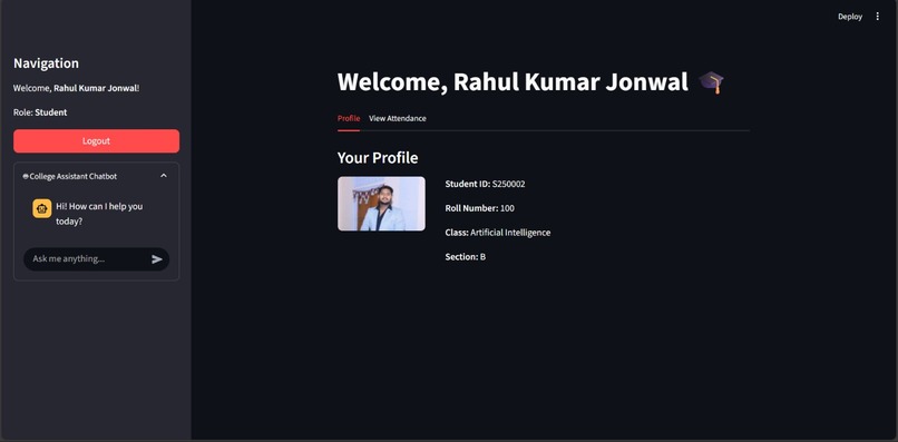 AI-powered face recognition system – screenshot 1