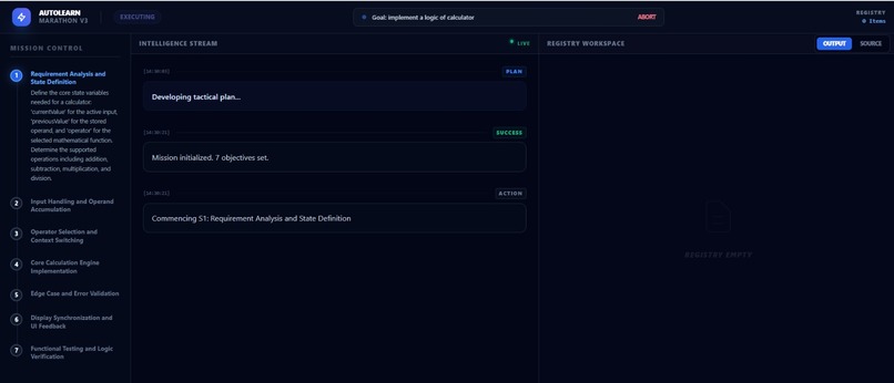 AutoLearn Marathon Agent – screenshot 2