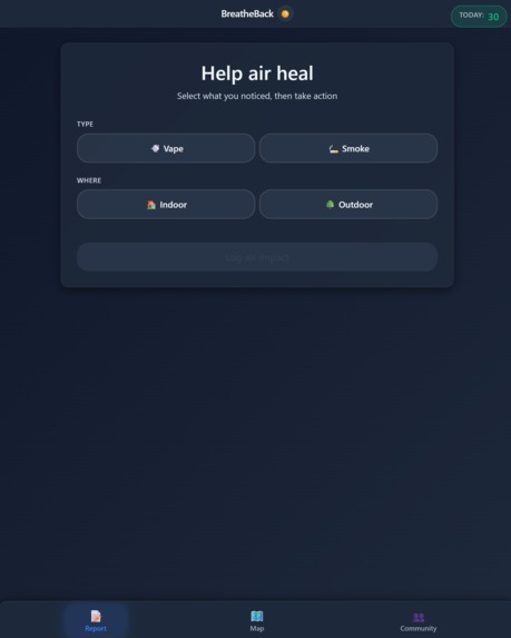 BreatheBack – screenshot 2