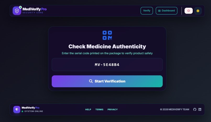 MediVerify-Pro – screenshot 2