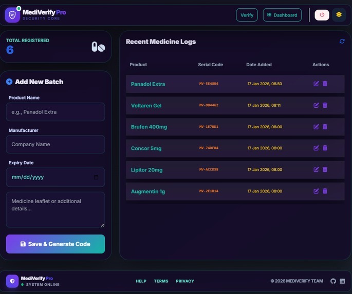 MediVerify-Pro – screenshot 3