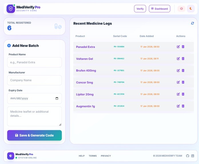 MediVerify-Pro – screenshot 4